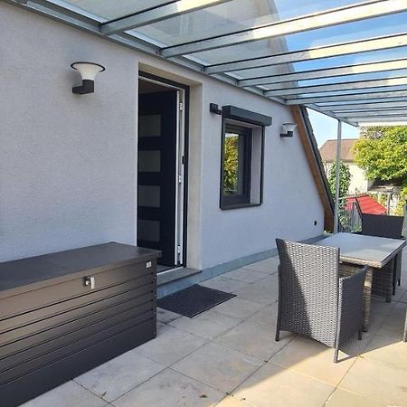 Moderne Ferienunterkunft/Wohnung Burgthann Esterno foto